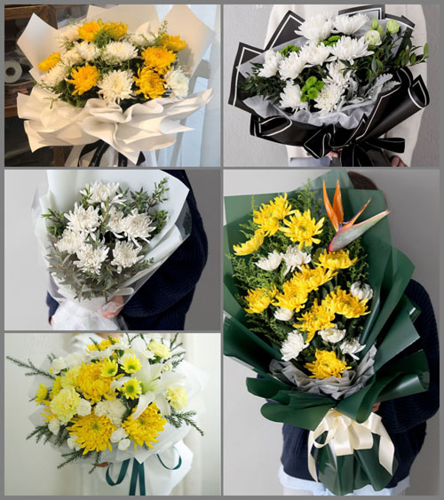 广东潮州市潮安区龙湖镇白事花束代送
